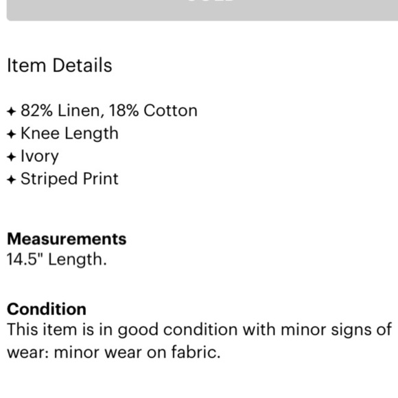 J. CREW Tulum Linen Rugby Stripe Skirt - Picture 5 of 9